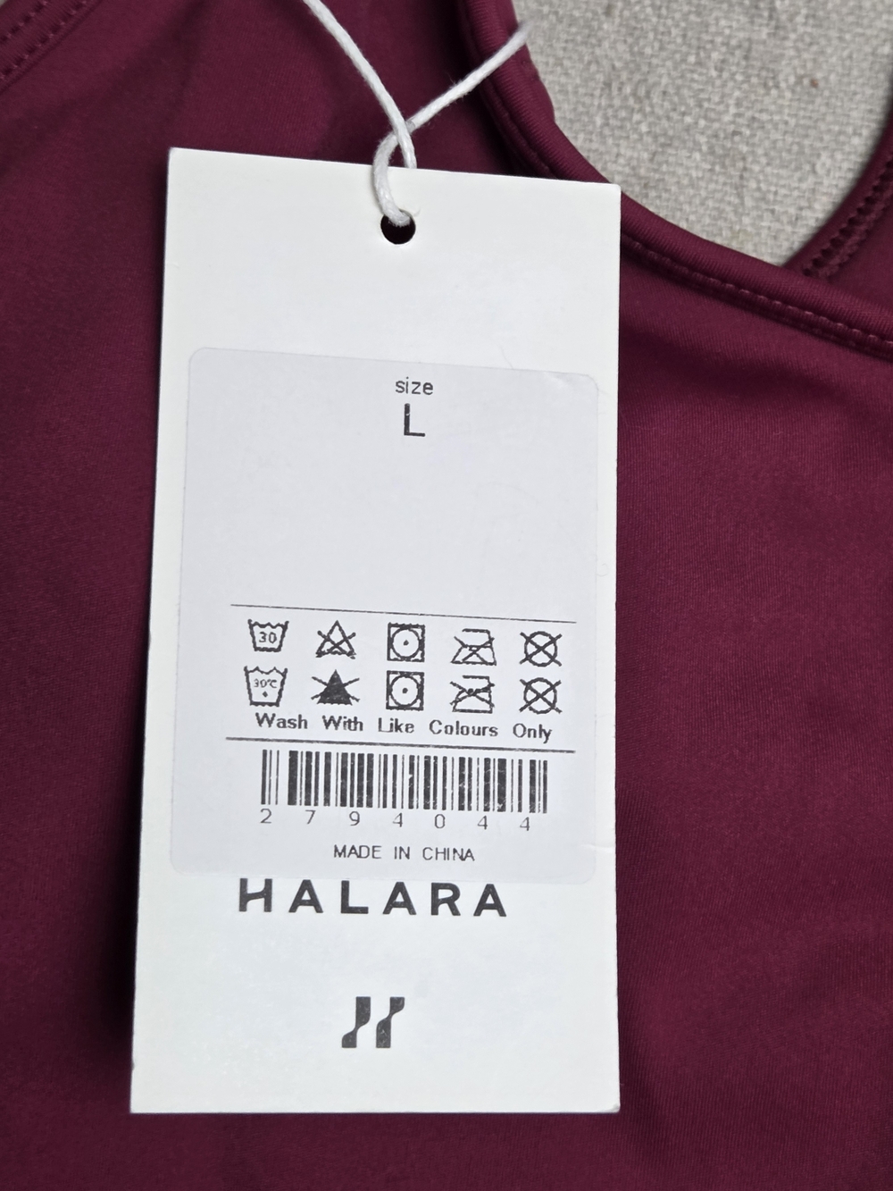 HALARA Raspberry Racerback Midi Dress - Picture 4 of 10